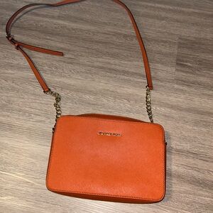 Orange Michael Kors Purse